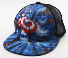Load image into Gallery viewer, Captain America Spider-Man Iron Man Baseball Cap Children Summer Mesh Snapback Caps
