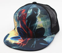 Load image into Gallery viewer, Captain America Spider-Man Iron Man Baseball Cap Children Summer Mesh Snapback Caps
