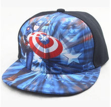 Load image into Gallery viewer, Captain America Spider-Man Iron Man Baseball Cap Children Summer Mesh Snapback Caps