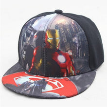 Load image into Gallery viewer, Captain America Spider-Man Iron Man Baseball Cap Children Summer Mesh Snapback Caps